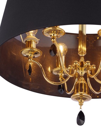 Lampa Black w stylu glamour