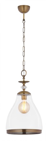 Lampa wisząca Neatmosiądz patynowany do jadalni
