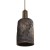 Ceramiczna lampa wisząca Ceramic z mosiężnym wykończeniem w kolorze antycznego mosiądzu