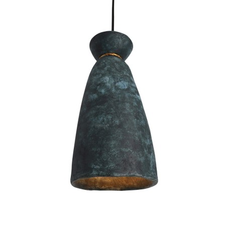 Lampa wisząca w odcieniach niebieskiego