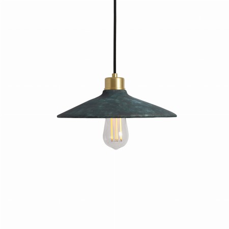 Ręcznie wykonana lampa wisząca z gliny