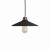 Lampa wisząca Ceramic Disk z mosiężnym wykończeniem w kolorze starzonego srebra