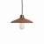 Lampa wisząca Ceramic Disk, wykonana z gliny i ręcznie malowana z elementami mosiądzu