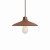 Lampa wisząca Ceramic Disk w kolorze czerwonym
