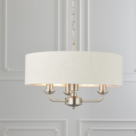 Klasyczna lampa wisząca  Flamenco Natural S w stylu Nowojorskim