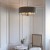Lampa wisząca Flamenco Bright Nickiel w stylu Hampton