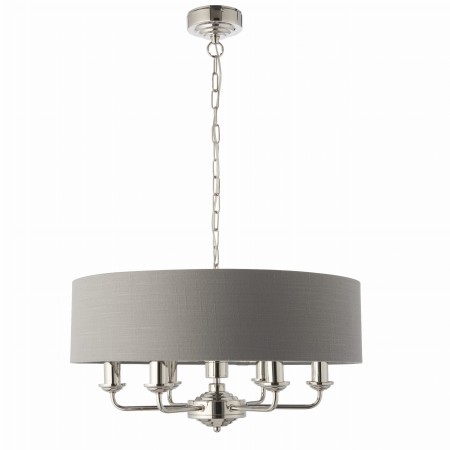 Lampa wisząca Flamenco polerowany nikiel