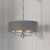 Lampa wisząca Flamenco Bright Nickiel S w stylu Hamptons