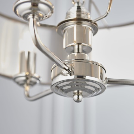 Lampa wisząca Flamenco Bright Nickiel S