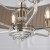 Lampa wisząca Flamenco Bright Nickiel Pleat M w stylu klasycznym