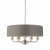 Lampa wisząca Flamenco Bright Nickiel Pleat M
