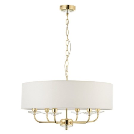 Lampa wisząca Elegance Gold ze zgaszonymi źródłami światła