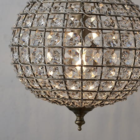 Lampa wisząca Martin z kryształkami