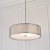 Lampa wisząca Veyron w kolorze satynowego niklu