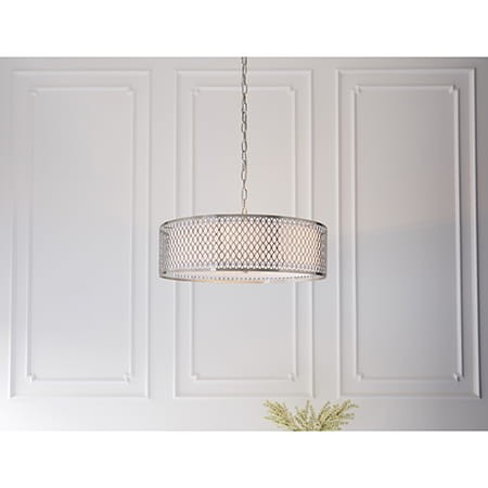 Lampa wisząca Veyron nikiel szczotkowany