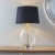 Szklana lampa Hester
