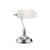 Lampa stołowa bankierka chromowana