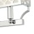 Kinkiet Peri w chromie  w stylu modern classic