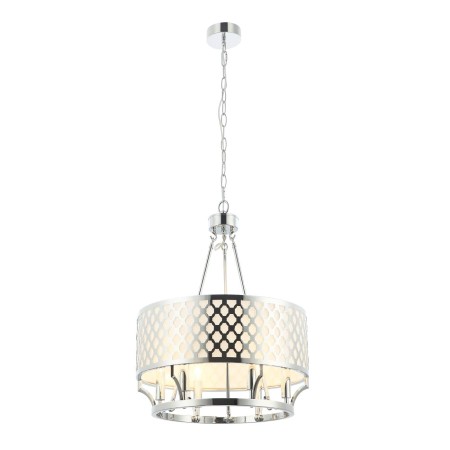 Lampa wisząca Peri w chromie w stylu nowojorskim