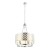 Lampa wisząca Peri w chromie w stylu nowojorskim
