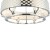 Lampa wisząca Peri w chromie w stylu modernclasic