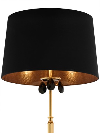 Lampa stojąca Black czarno złota