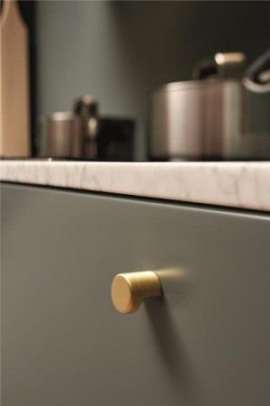 Gałka meblowa złoto satyna Loro