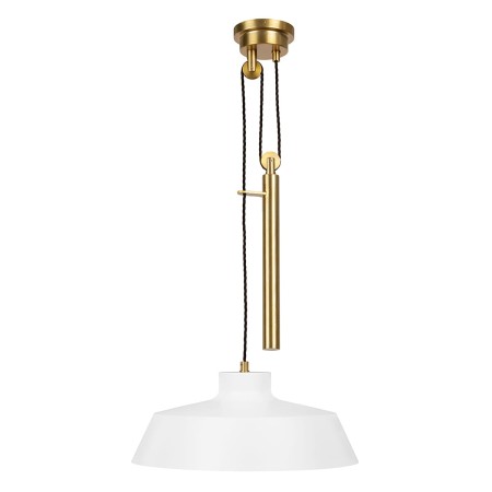 Lampa wisząca Melanie biało złota