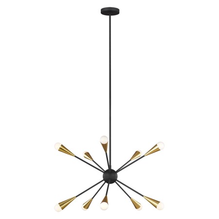 Lampa wisząca Madiosn czarno złota