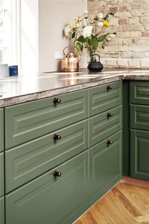 Mała gałka meblowa Joan mosiądz antyczny