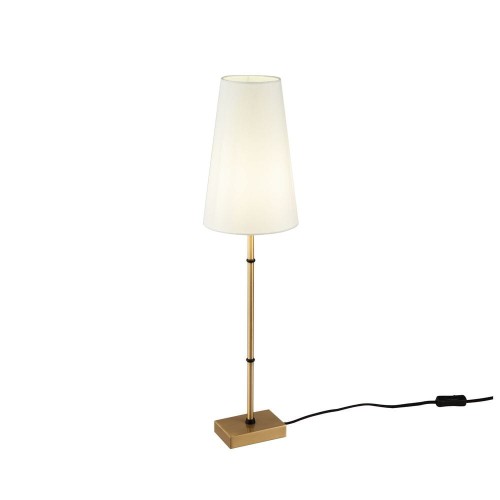 Przejdź do produktu Lampa stołowa Neve złoto satyna 