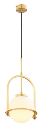Lampa wisząca Astra złoto satyna