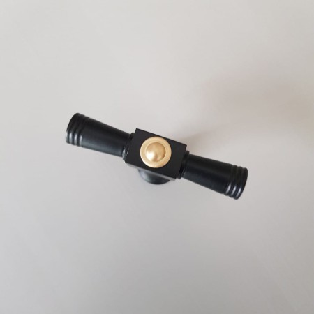 uchwyt meblowy LEM708 czarno złoty z guzikiem