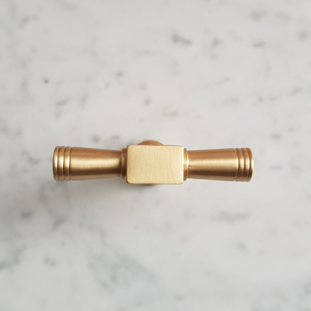 uchwyt mosiężny meblowy podstawa okrągła GM112 złoto satyna