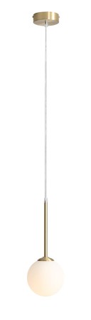 Lampa wisząca Malmo kula 14 cm złoto szczotkowane