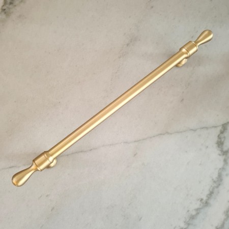 uchwyt długi mosiężny RM302 złoto szczotkowane lakierowany