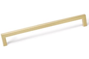 Przejdź do produktu Uchwyt reling meblowy Square złoty szczotkowany 5 długości