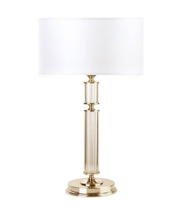 lampa Artu gabinetowa z abażurem złota