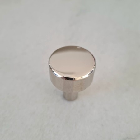 Gałka meblowa mosiężna GM101 nikiel