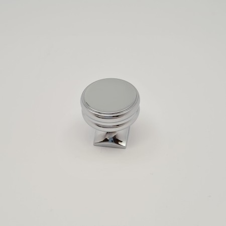 Gałka meblowa chrom GM143 podstawa kwadrat