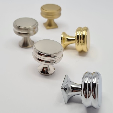 Gałki meblowe GM143 mosiężne 6 wybarwień