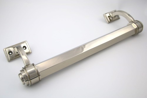 Przejdź do produktu Uchwyt reling meblowy mosiężny UM407, 6 kolorów metalu 