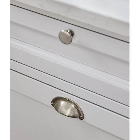 uchwyt Muszelka-gm128 Nikiel-szczotkowany mosięzna