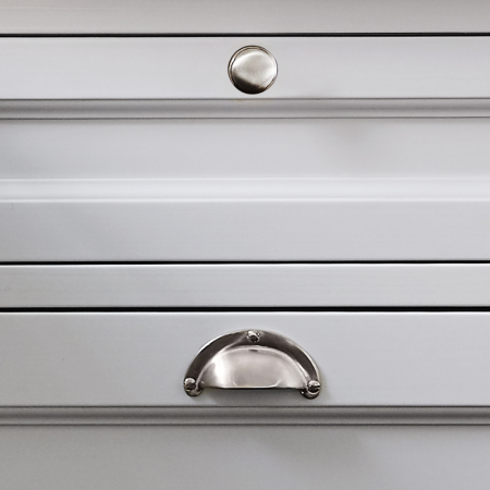 Galka-Muszelka gm128-Nikiel-szczotkowany