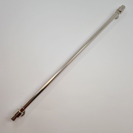 Uchwyt reling meblowy mosiężny RM326 niklowany