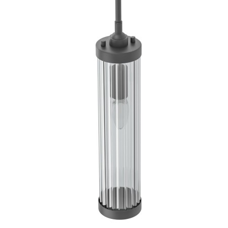 Lampa wisząca Bresle czarna w stylu art deco