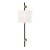 Kinkiet Gard Long w stylu Hampton lub Modern Classic czarno złoty