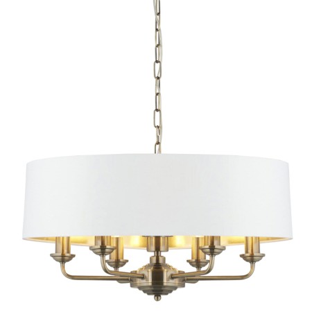 Lampa wisząca Flamenco złoto patyna