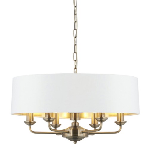 Przejdź do produktu Lampa wisząca Flamenco Gold M złota patyna