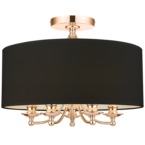 Przejdź do produktu plafon Abu Dhabi złoty 50 cm 2 kolory abażura